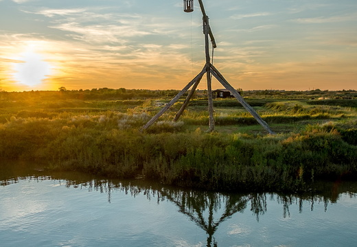 Le Phare Médiéval au coucher de soleil